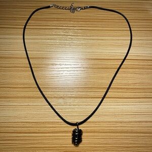 Elegant Black Pendant Necklace